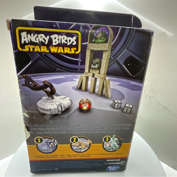 Angry Birds Star Wars Jenga Tatooine Battle Game Hasbro Rovio NIB - Picture 3 of 8